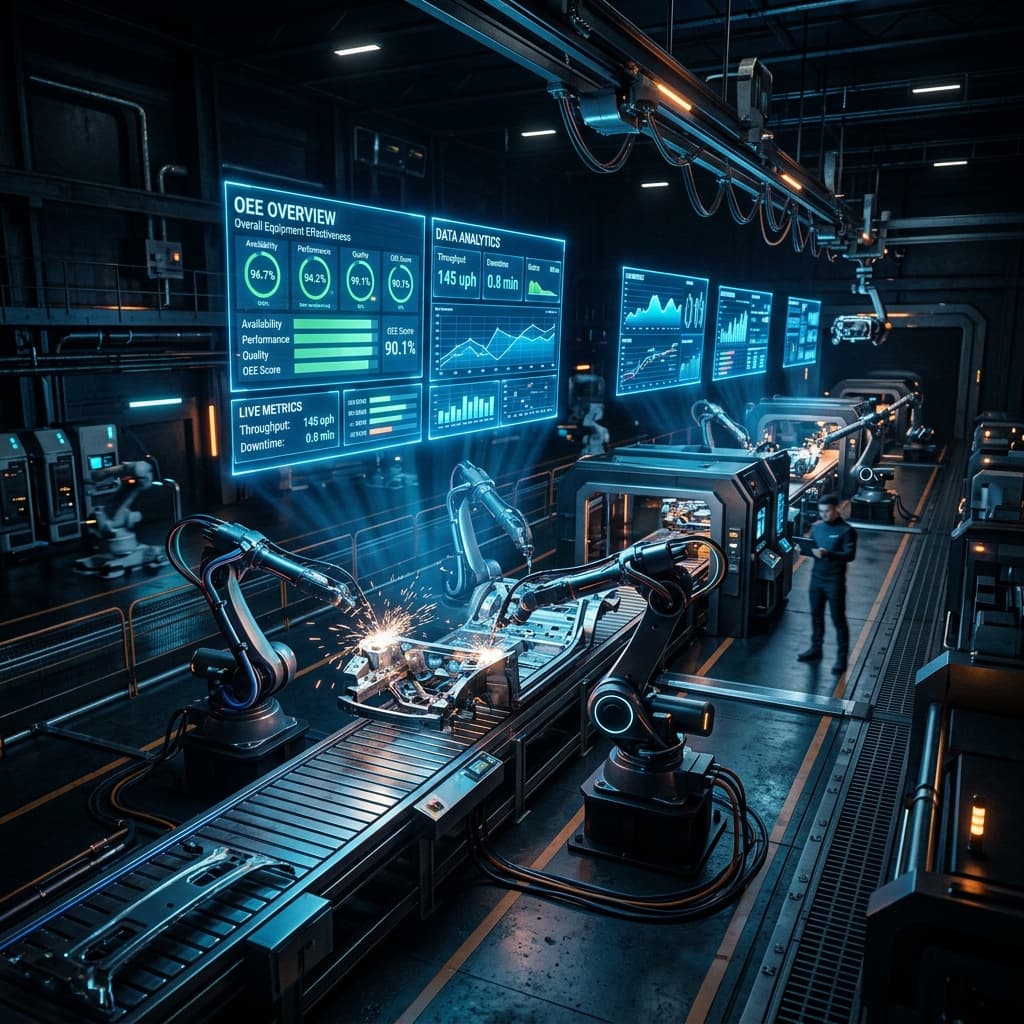 Akıllı Fabrikalar: Ambalaj Hatlarında OEE Nasıl Hesaplanır?